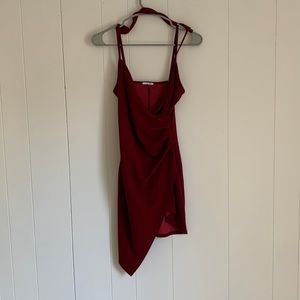 Size small red tight fit dress